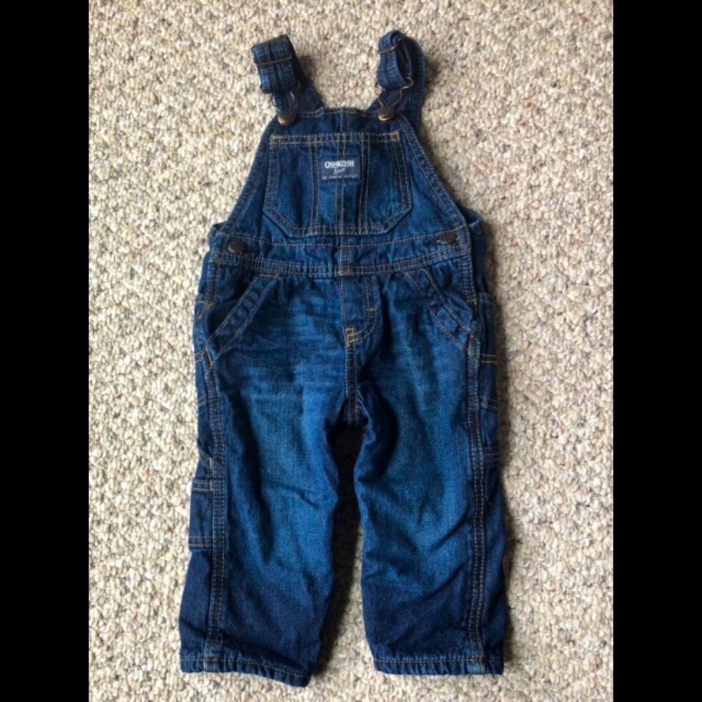Oshkosh Fleece-Lined Overalls - 12M